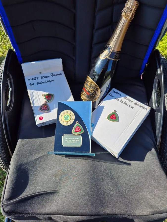 Braintree Bowmen members at the Essex Air Ambulance Double 720 competition